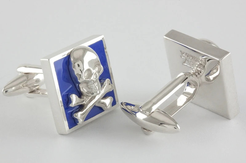 Skull bones Boutons de manchette