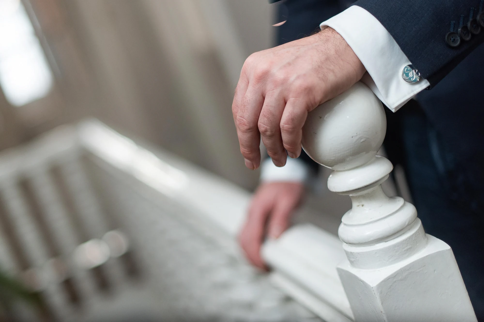 Boutons de manchette personnalisés gravés en argent massif 925, atelier ZAUNICK