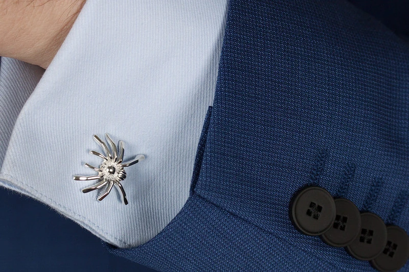 Symbole tarentule Boutons de manchette