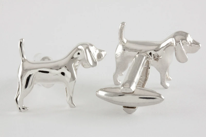 Beagle Boutons de manchette