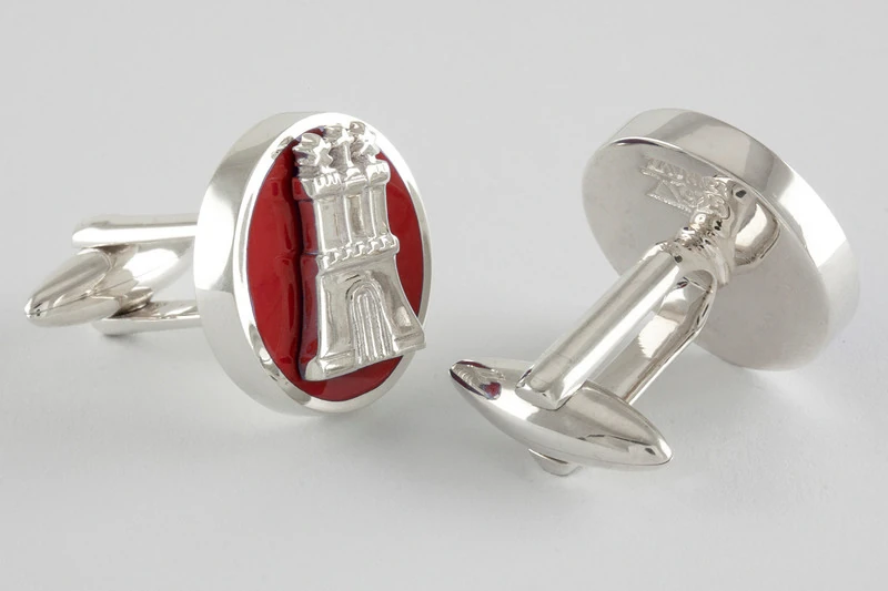 Hambourg blason Boutons de manchette