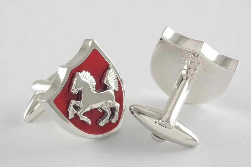 Cheval échecs Boutons de manchette