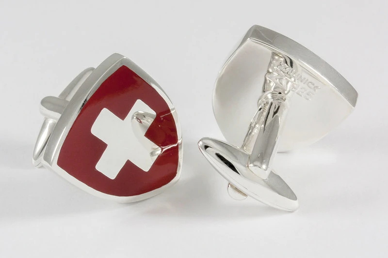 Blason suisse Boutons de manchette