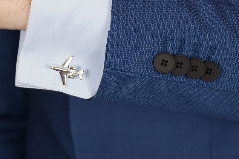 Aéroplane Boutons de manchette