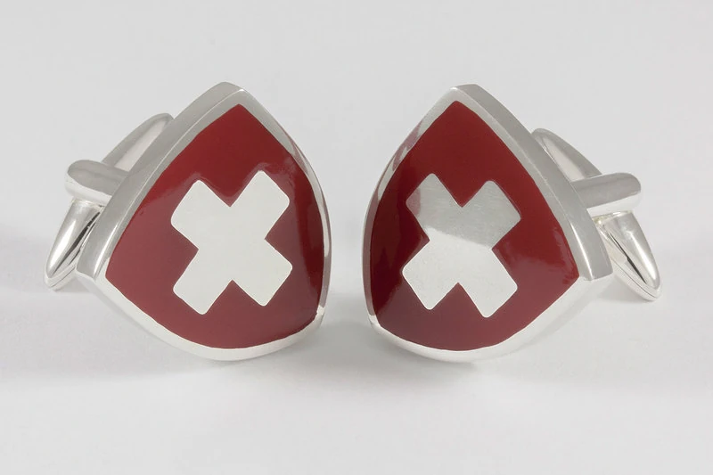 Blason suisse Boutons de manchette