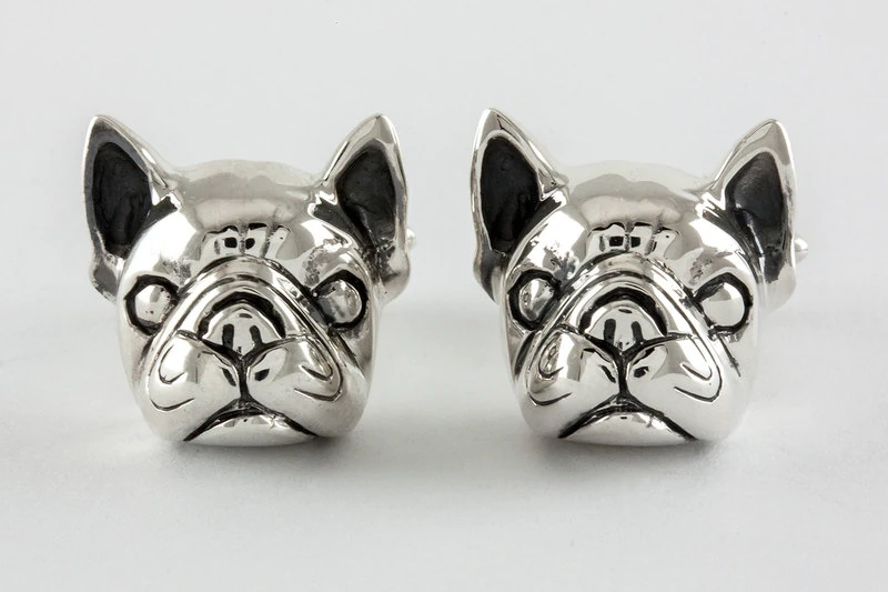 Bouledogue francais Boutons de manchette