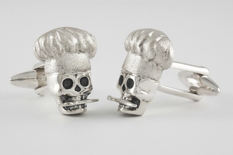 Chef crane Boutons de manchette