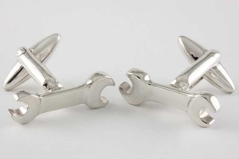 Cle plate Boutons de manchette