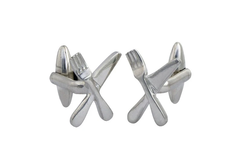 Couteau fourchette Boutons de manchette