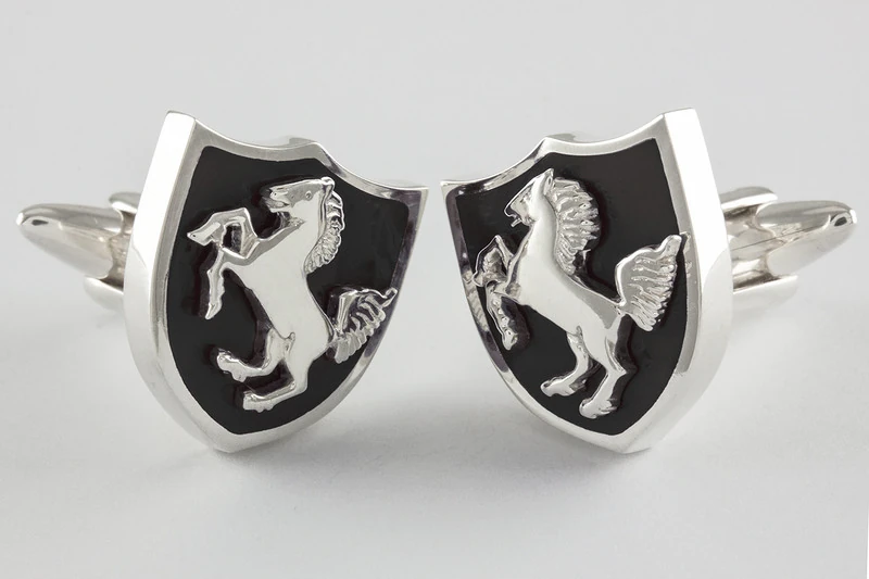 Cheval échecs Boutons de manchette