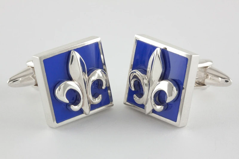 Fleur de lys Boutons de manchette