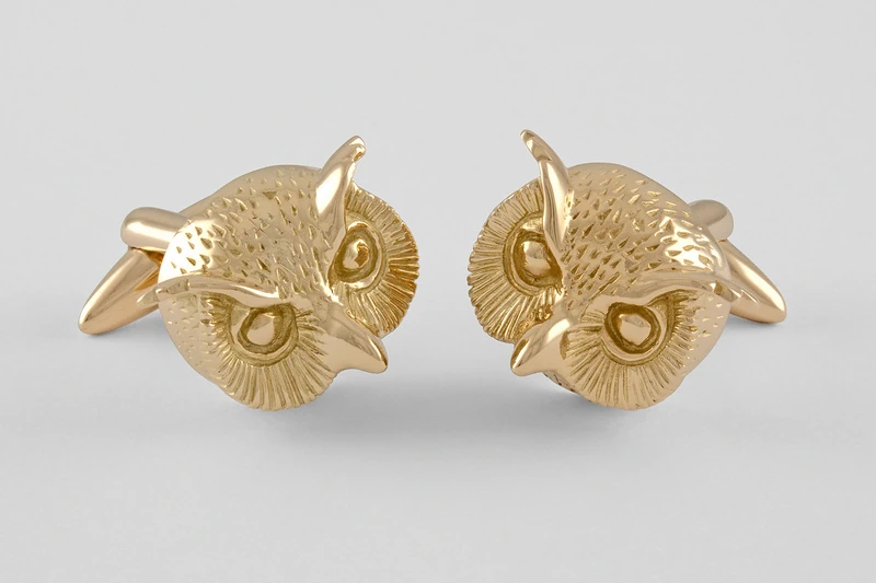 Hibou Boutons de manchette