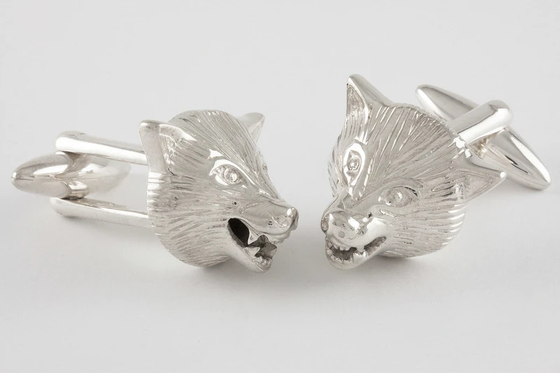 Loup Boutons de manchette