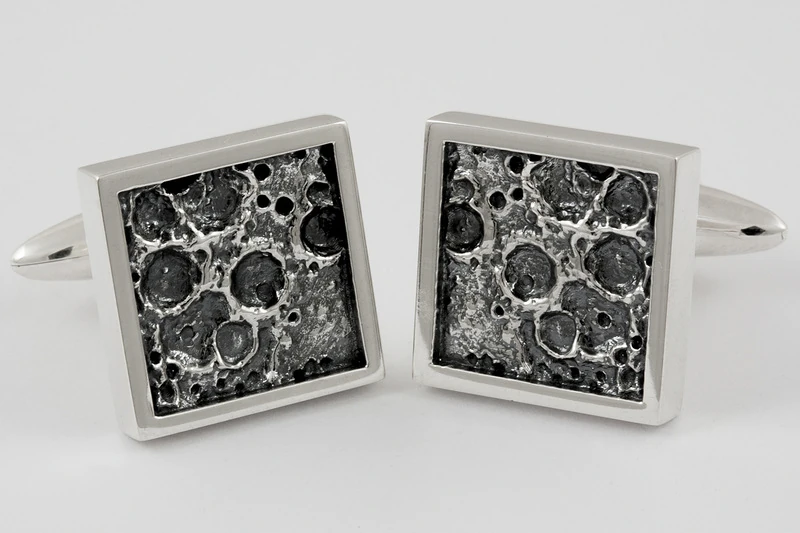 Lune face Boutons de manchette