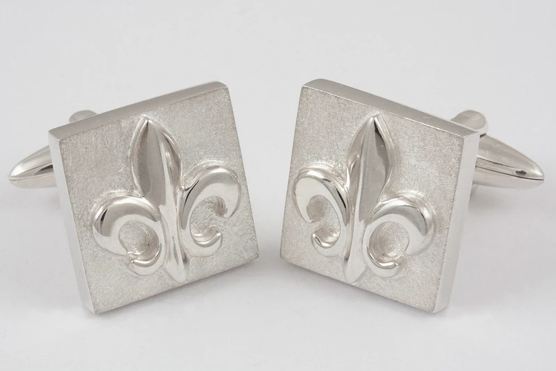 Fleur de lys Boutons de manchette