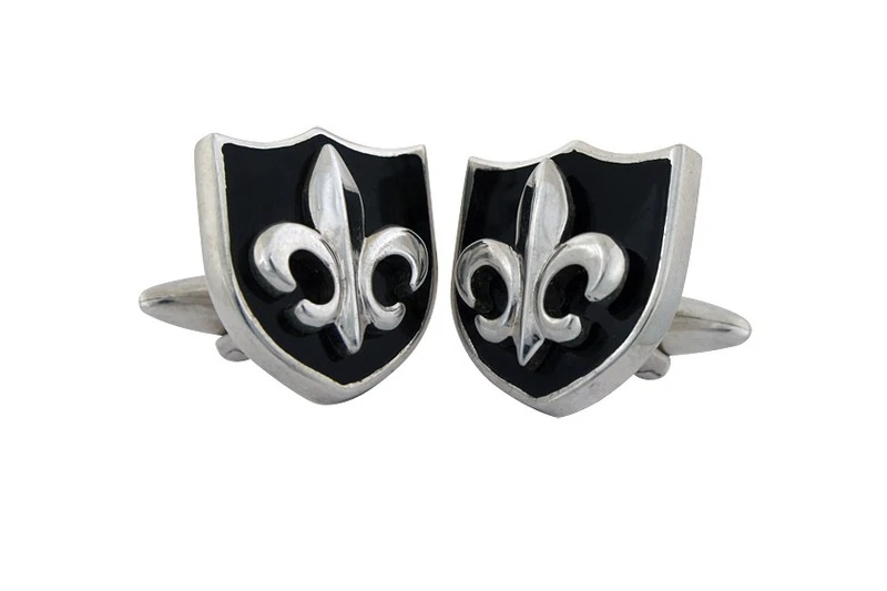 Fleur de lys Boutons de manchette