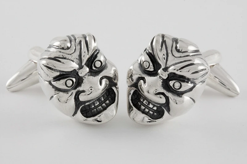 Masque japonais Boutons de manchette