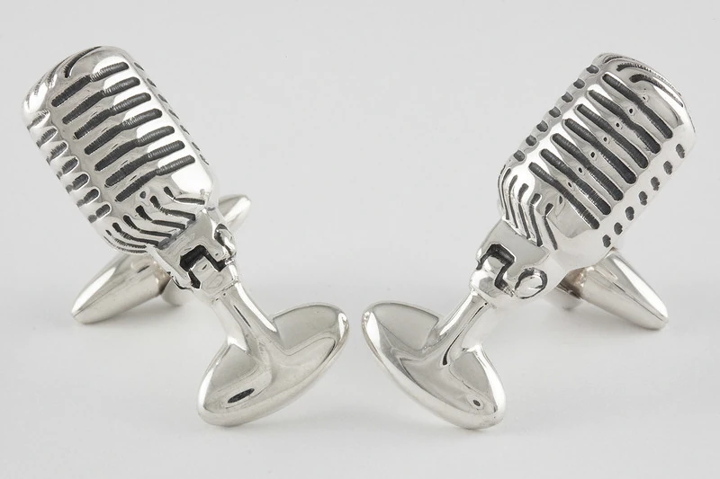 Microphone Boutons de manchette