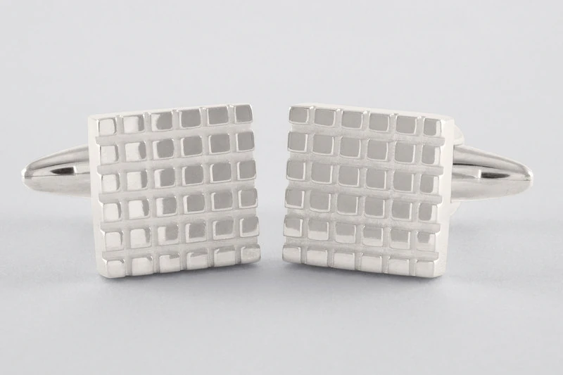 Pixel carre Boutons de manchette