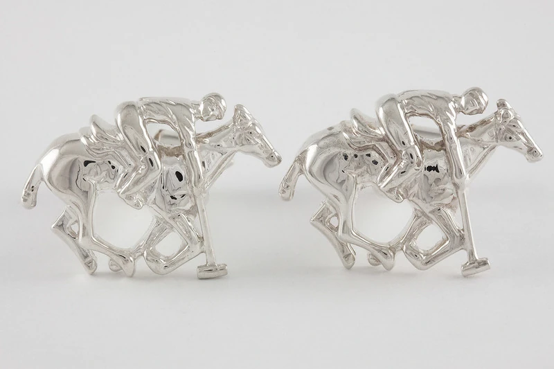 Cheval échecs Boutons de manchette