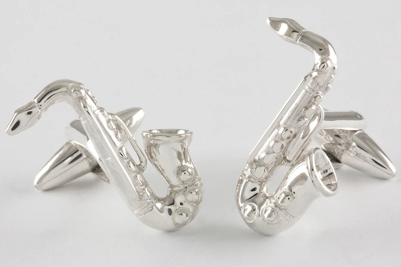 Saxophone Boutons de manchette