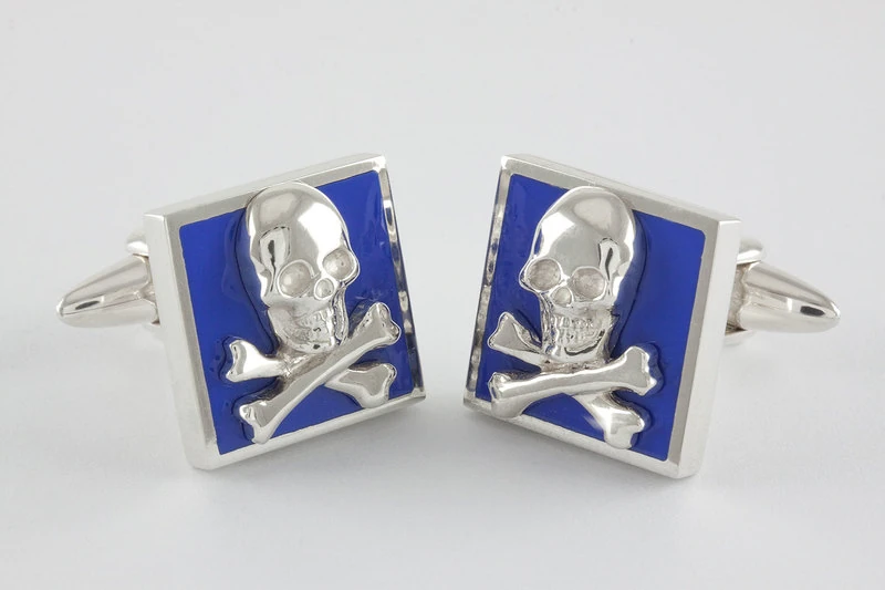 Skull bones Boutons de manchette
