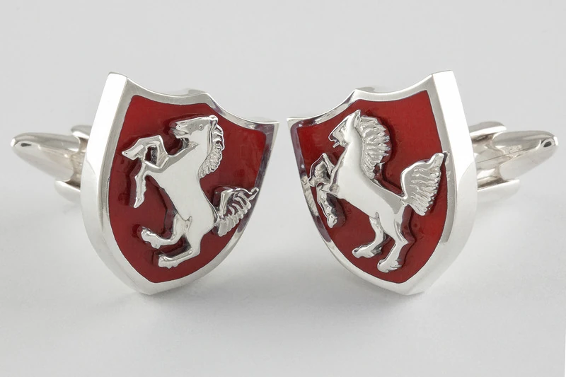 Cheval échecs Boutons de manchette