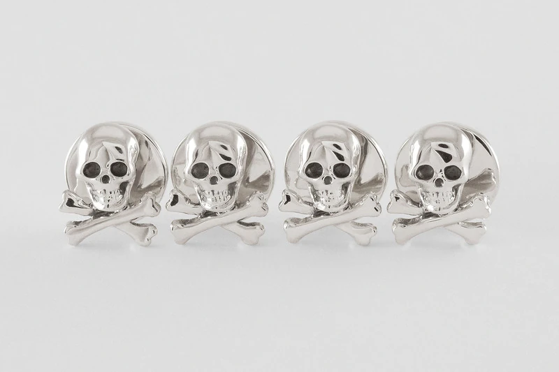 Tête de mort Boutons de smoking