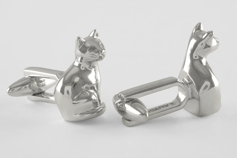 Chat Boutons de manchette