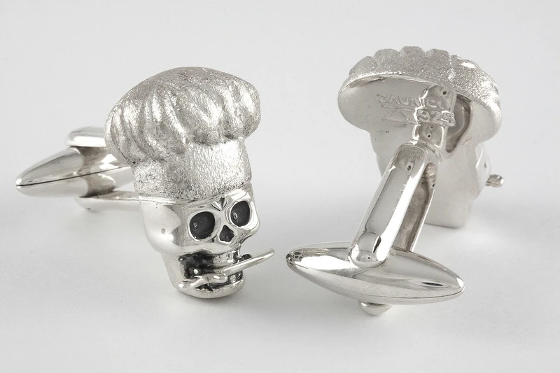Chef crane Boutons de manchette