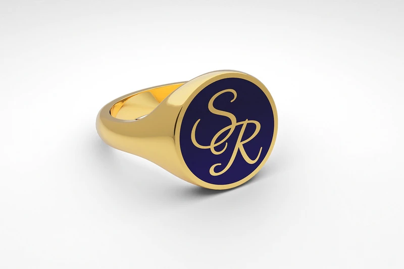 Calligraphie Bague