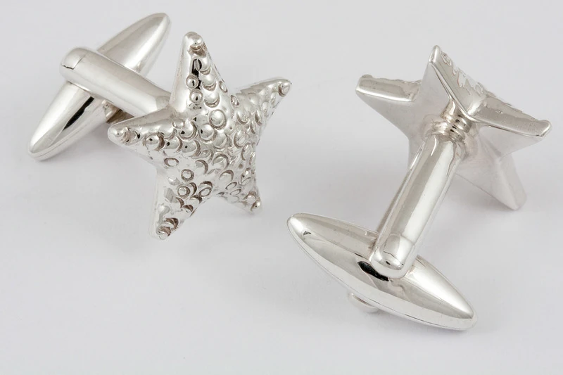 Etoile mer Boutons de manchette