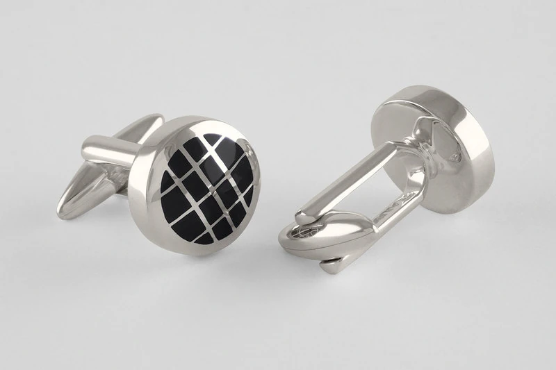 Grille ronde Boutons de manchette