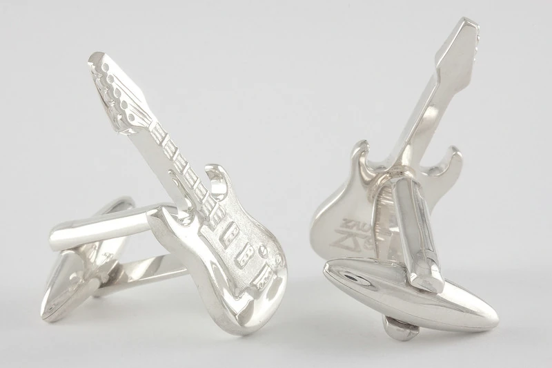 Guitare rock Boutons de manchette