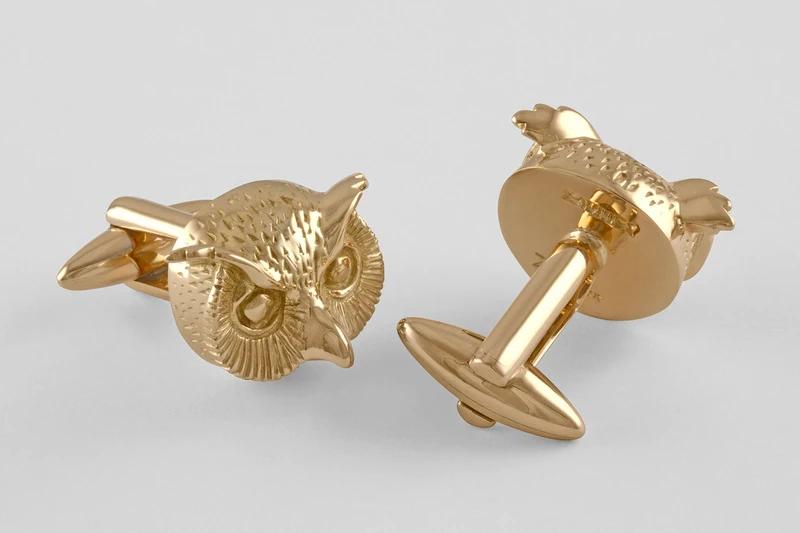 Hibou Boutons de manchette