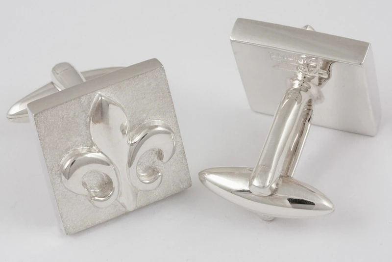 Fleur de lys Boutons de manchette