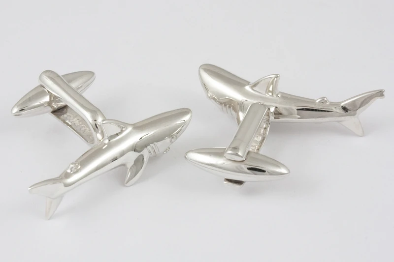 Requin blanc Boutons de manchette