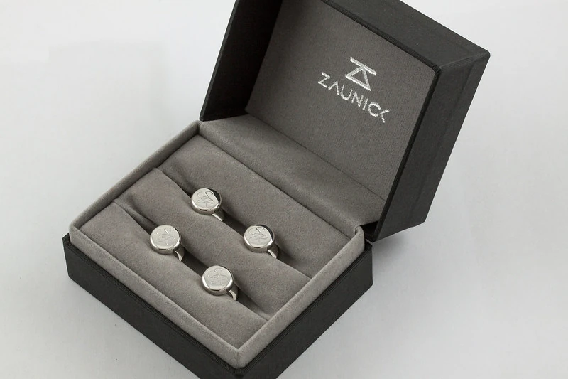 Monogramme Boutons de chemise