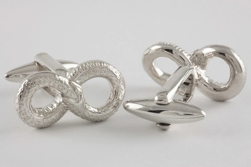 Serpent ouroboros Boutons de manchette