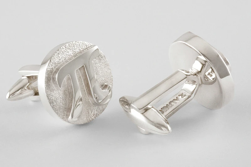 Pi ronds Boutons de manchette