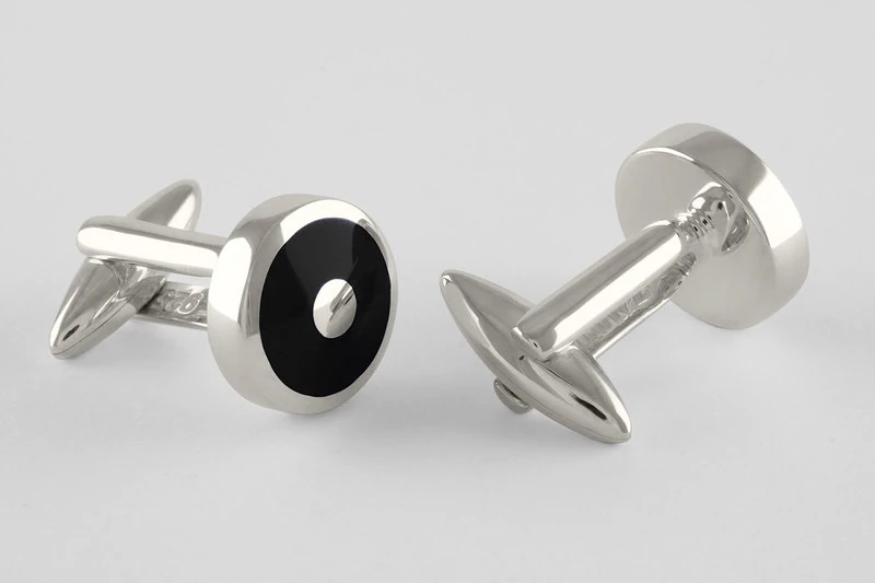 Ronds point Boutons de manchette