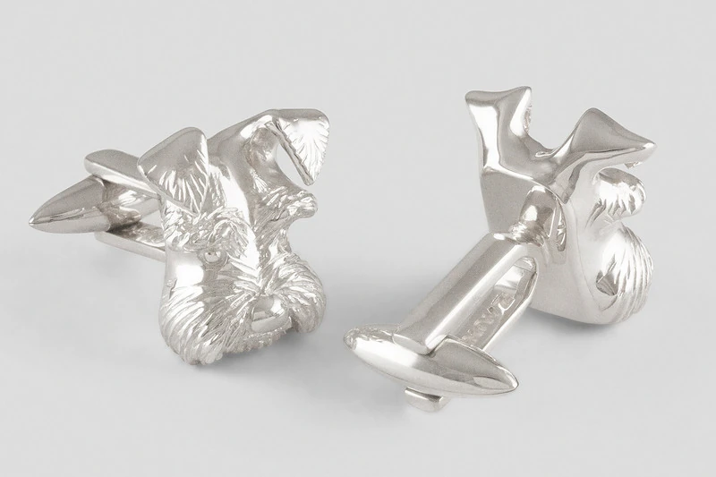 Schnauzer Boutons de manchette