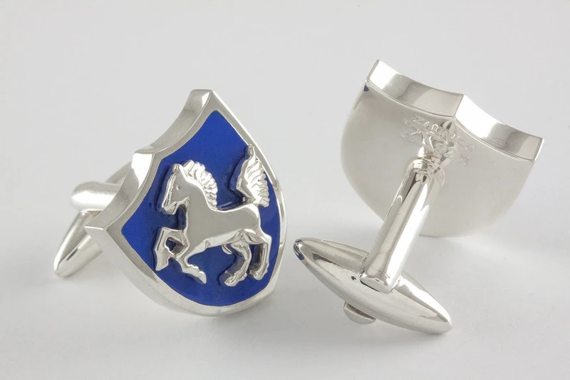 Cheval échecs Boutons de manchette