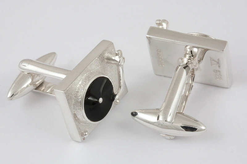 Tourne disque Boutons de manchette