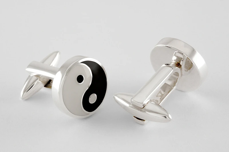 Yin yang Boutons de manchette